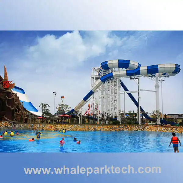 Giant Spiral Water  Slide