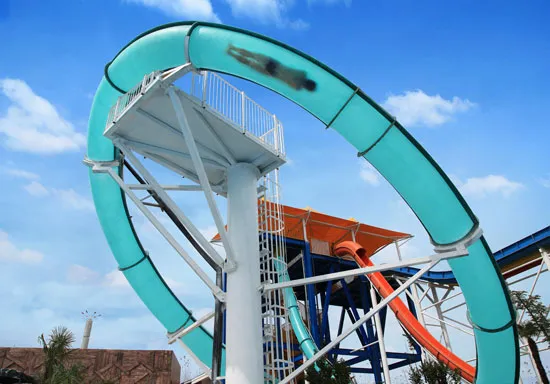 Giant Spiral Water Slide