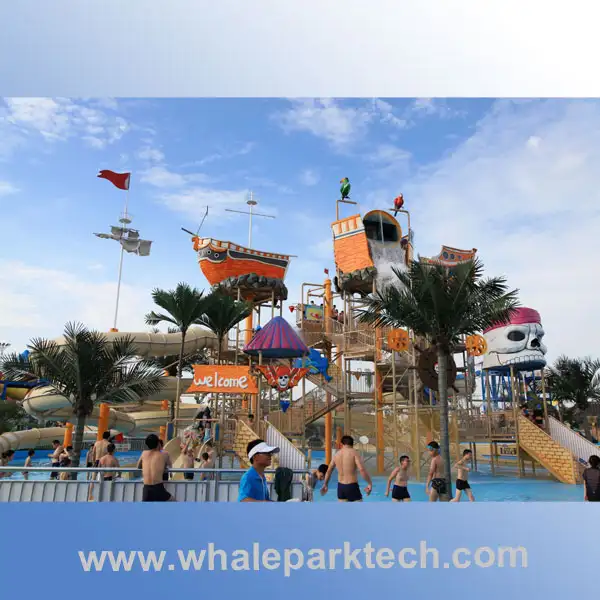 Medium-sized pirate-themed water fortress