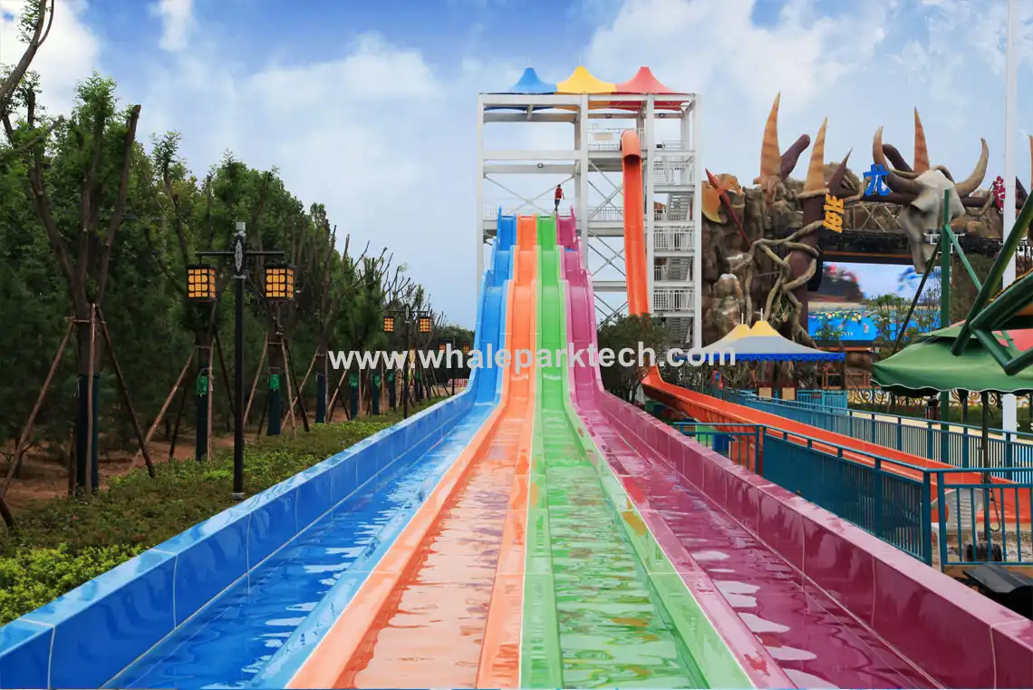 Rainbow Water Slide
