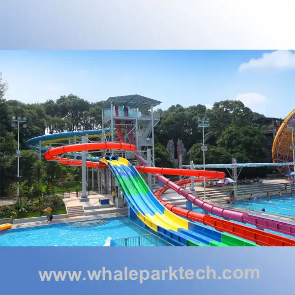 Turbo Loop Water Slide - Fiberglass Commercia