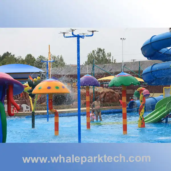 Rain Mushroom Spray Feature - AquaPlay Series Kids Water Park Equipment for Sale